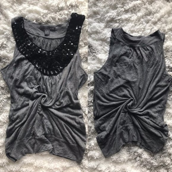 Sequins sleeveless dress top - Picture 6 of 7